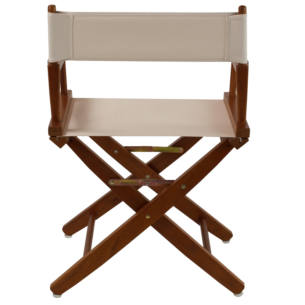 American Trails Extra-Wide Premium 18"  Directors Chair Mission Oak Frame W/Natural Color Cover. Picture 3