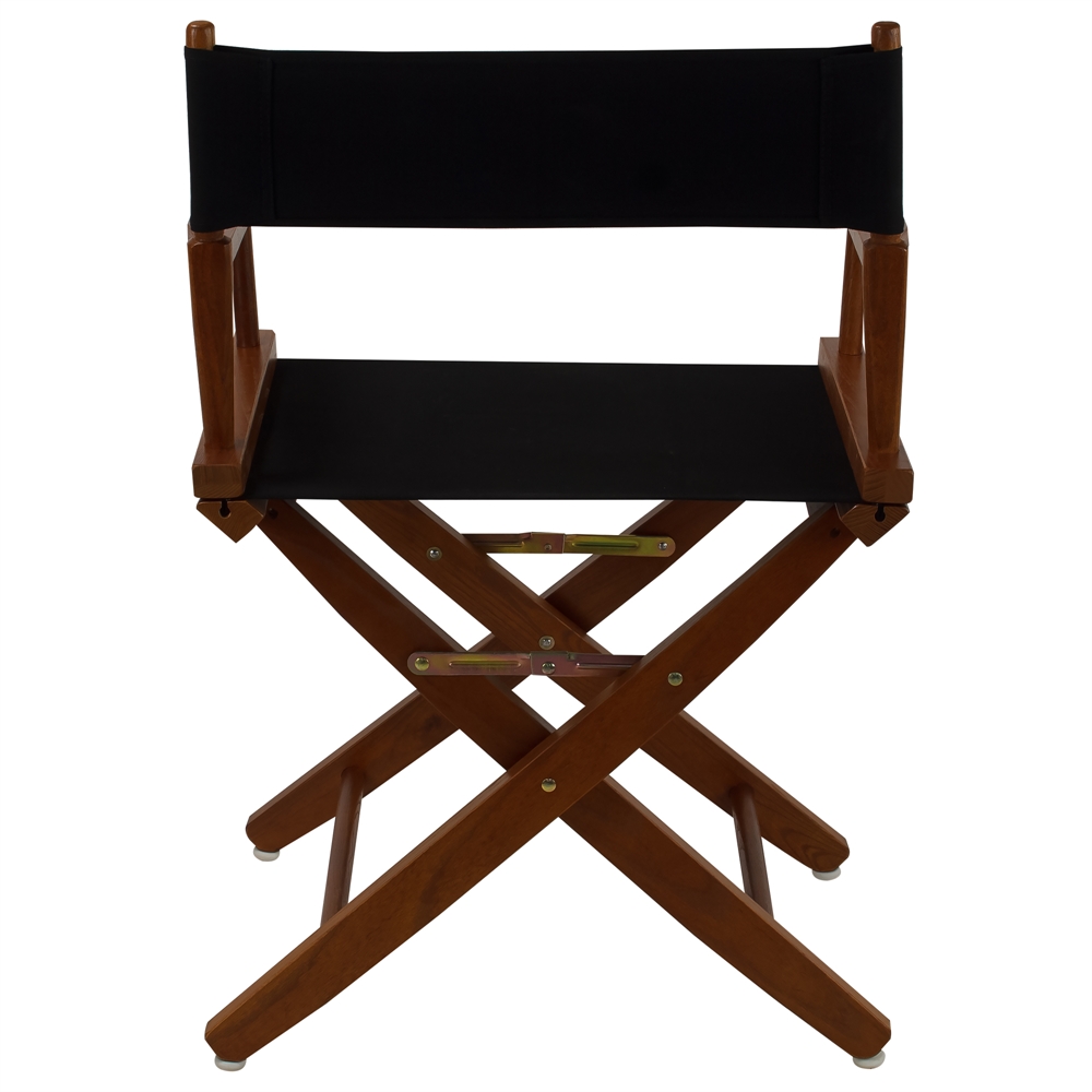 American Trails Extra-Wide Premium 18"  Directors Chair Mission Oak Frame W/Black Color Cover. Picture 3