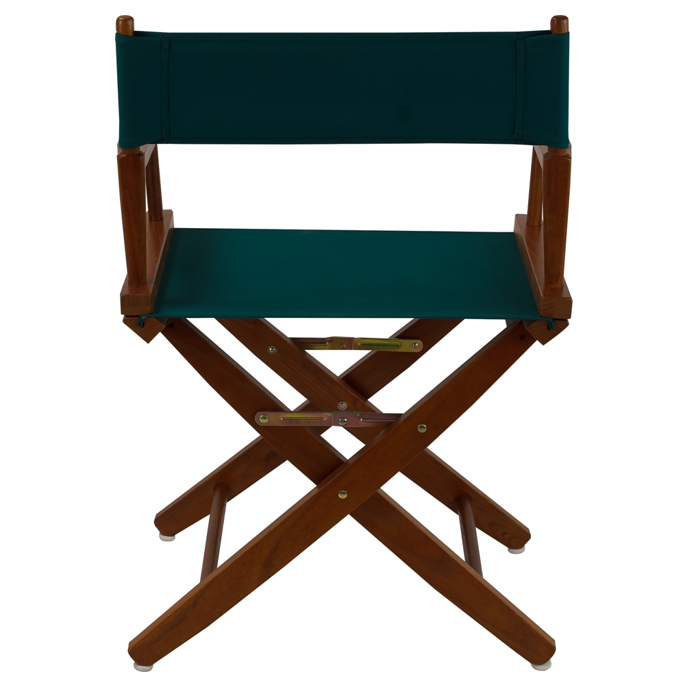 American Trails Extra-Wide Premium 18"  Directors Chair Mission Oak Frame W/Hunter Green Color Cover. Picture 3