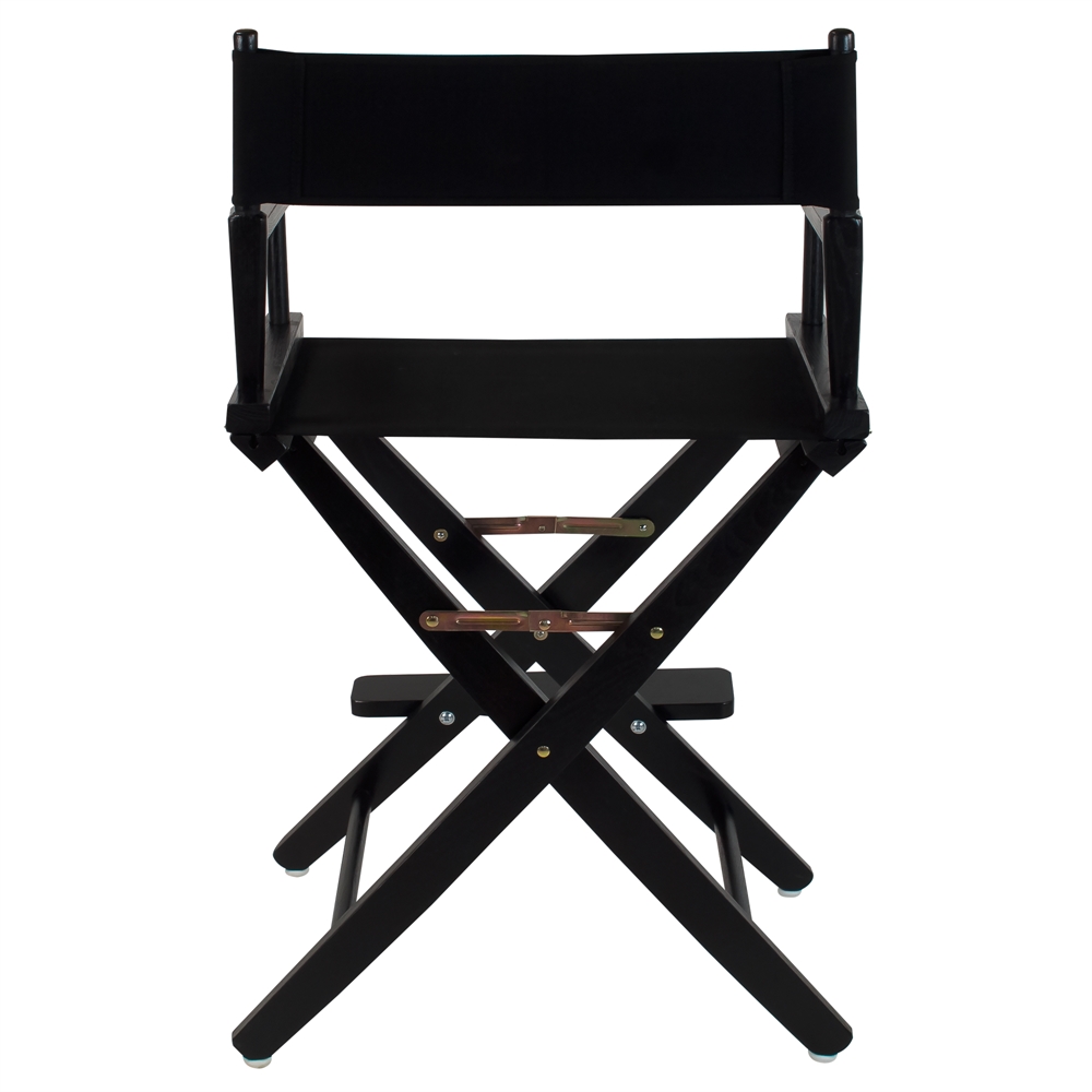 American Trails Extra-Wide Premium 24"  Directors Chair Black Frame W/Black Color Cover. Picture 3