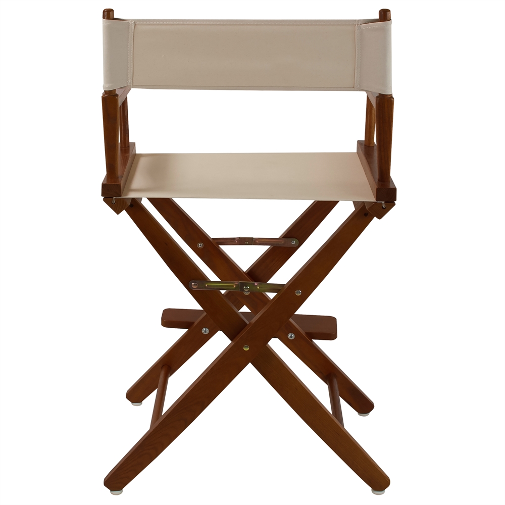 American Trails Extra-Wide Premium 24"  Directors Chair Mission Oak Frame W/Natural Color Cover. Picture 3