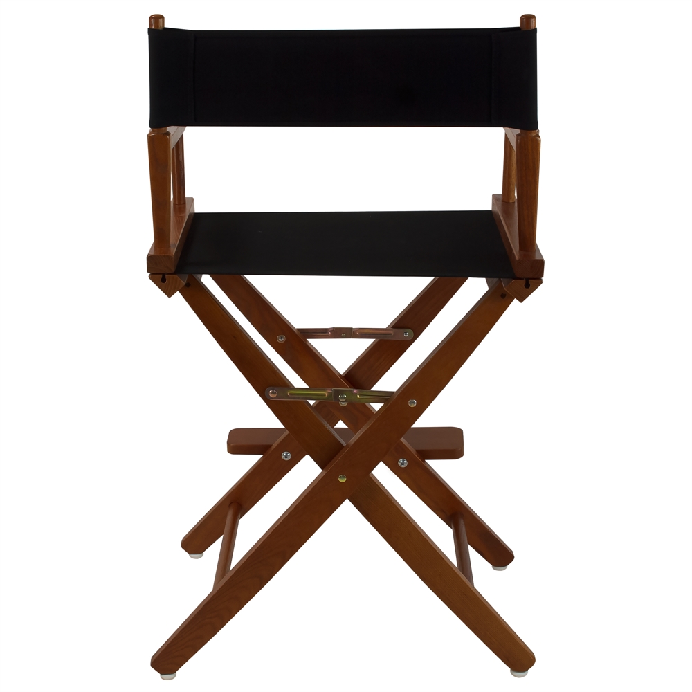American Trails Extra-Wide Premium 24"  Directors Chair Mission Oak Frame W/Black Color Cover. Picture 3