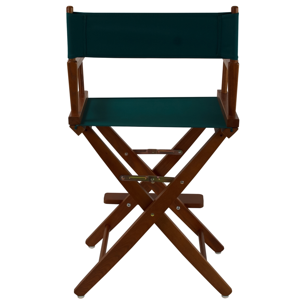 American Trails Extra-Wide Premium 24"  Directors Chair Mission Oak Frame W/Hunter Green Color Cover. Picture 3