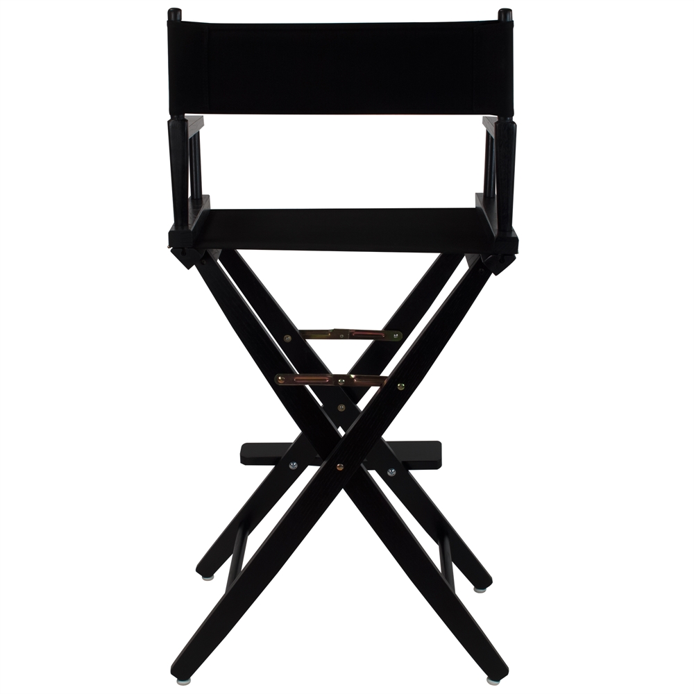American Trails Extra-Wide Premium 30"  Directors Chair Black Frame W/Black Color Cover. Picture 3