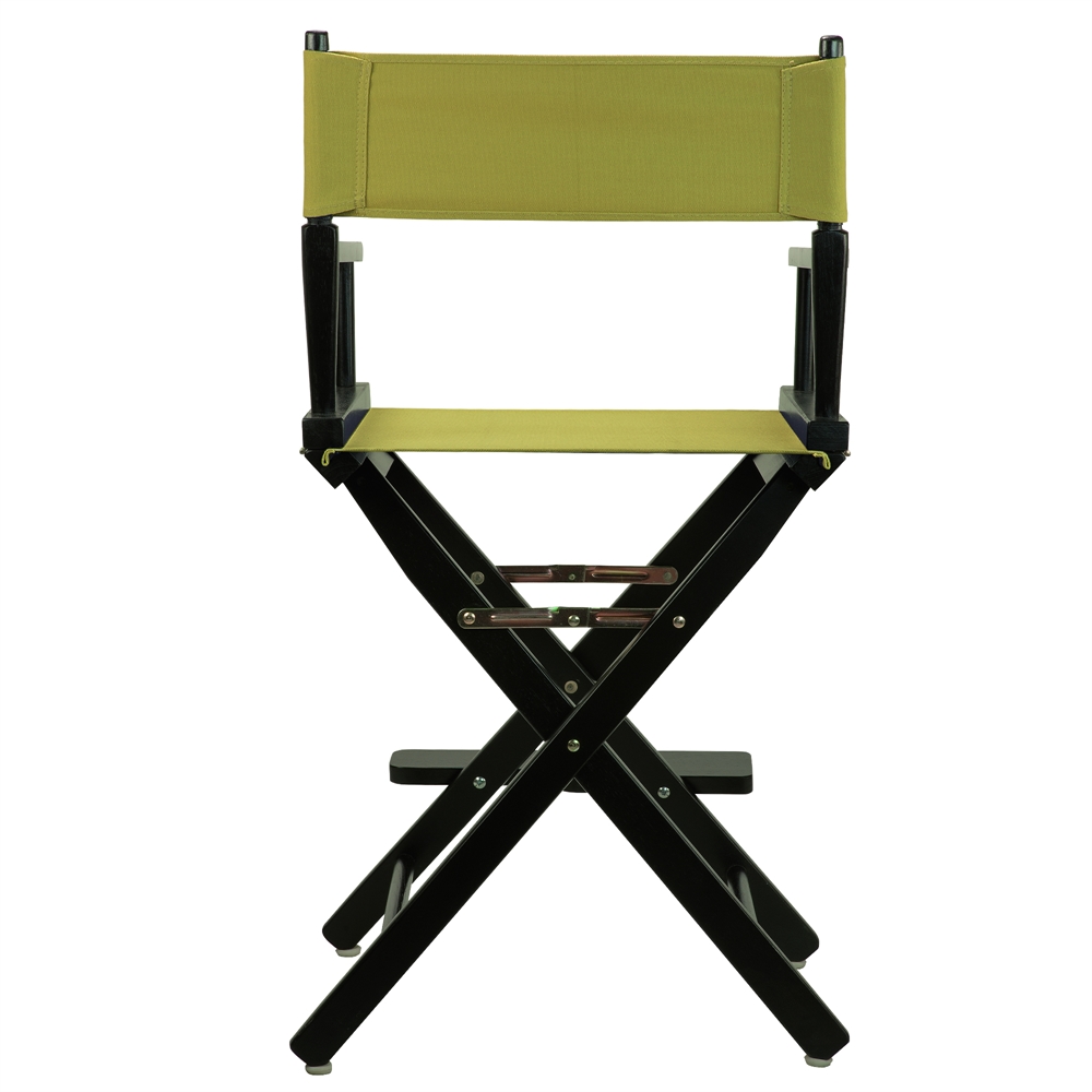 24" Director's Chair Black Frame-Navy Blue Canvas. Picture 10
