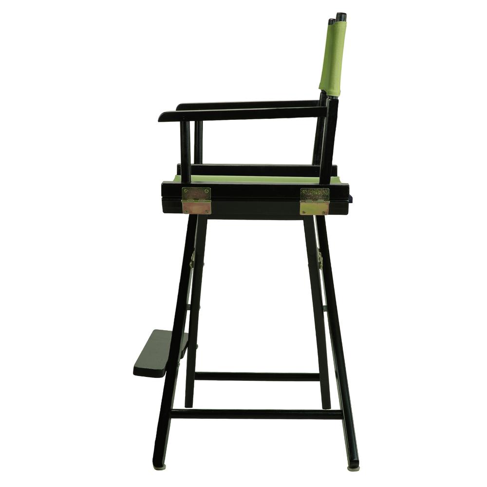 24" Director's Chair Black Frame-Lime Green Canvas. Picture 2