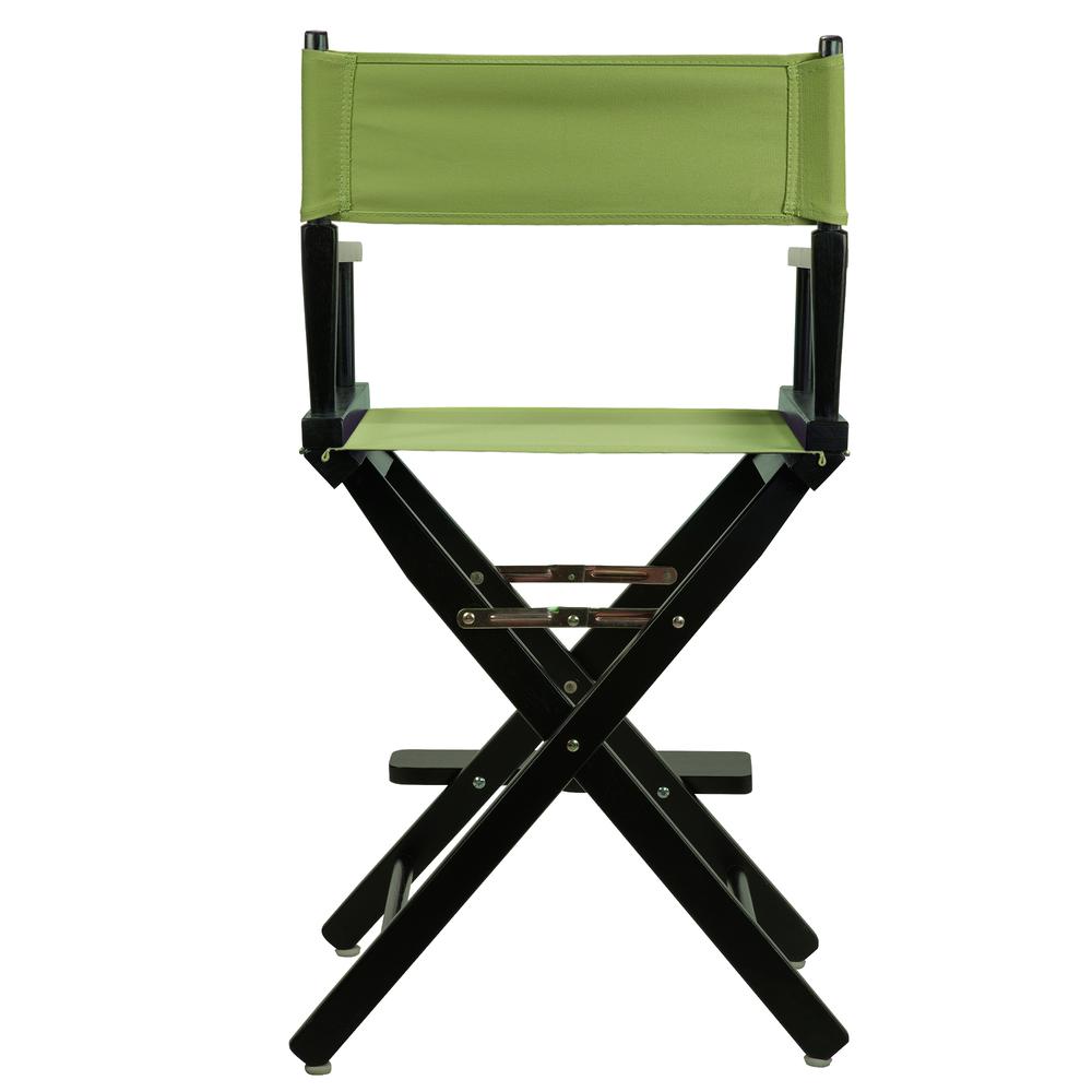 24" Director's Chair Black Frame-Lime Green Canvas. Picture 4