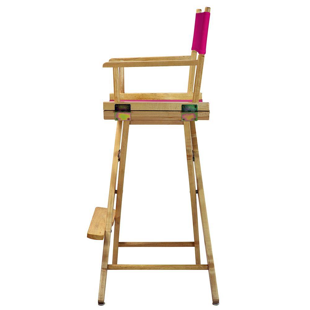 30" Director's Chair Natural Frame-Magenta Canvas. Picture 2