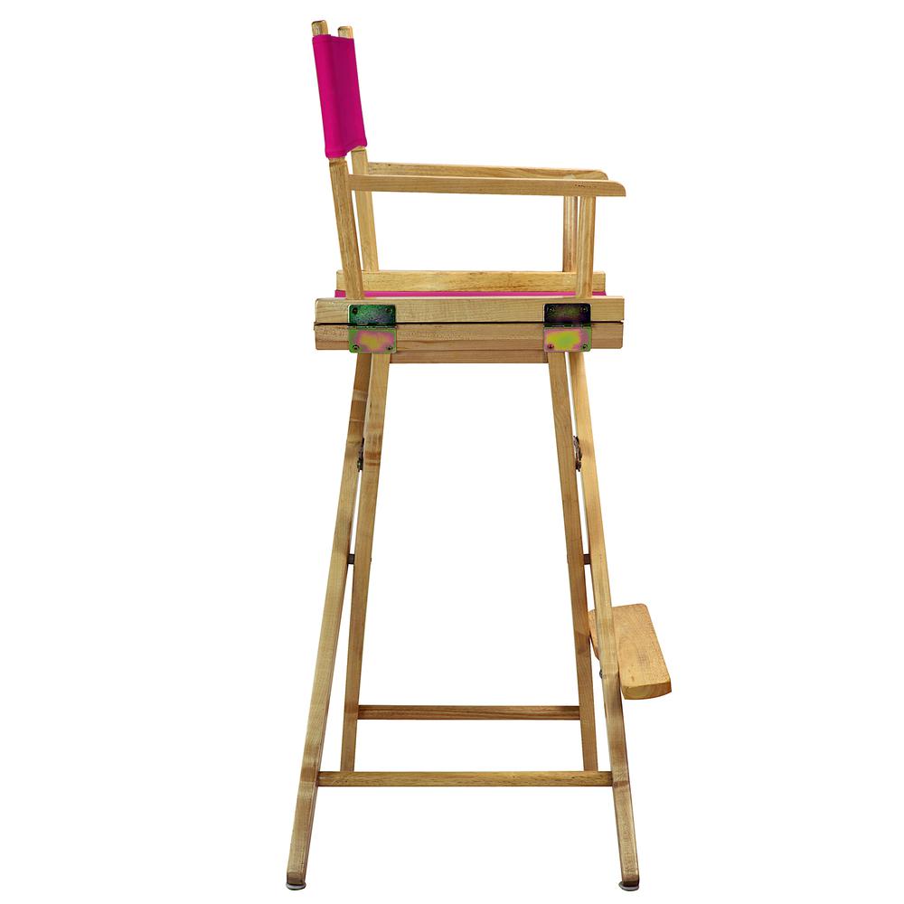 30" Director's Chair Natural Frame-Magenta Canvas. Picture 3