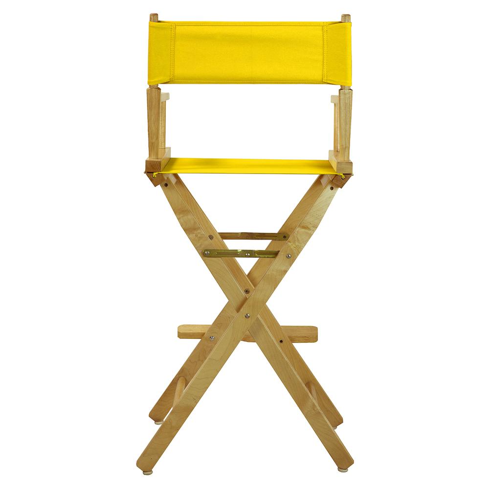 30" Director's Chair Natural Frame-Gold Canvas. Picture 4