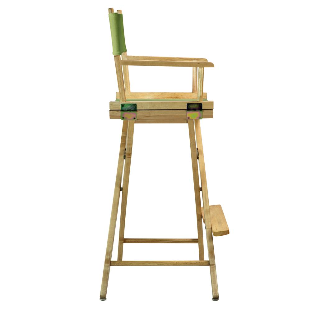 30" Director's Chair Natural Frame-Lime Green Canvas. Picture 3