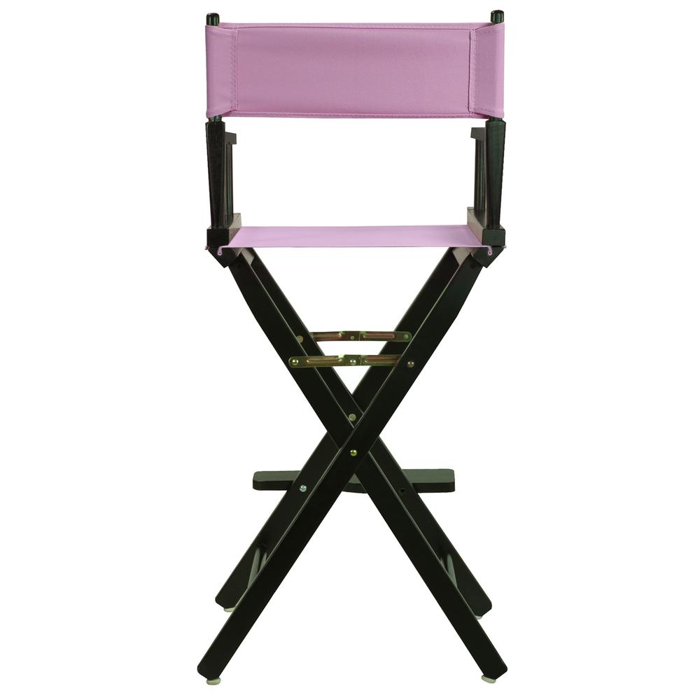 30" Director's Chair Black Frame-Pink Canvas. Picture 4