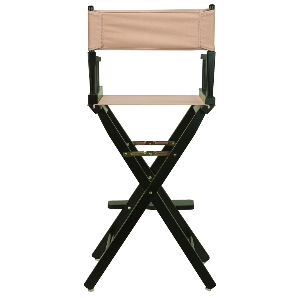 30" Director's Chair Black Frame-Tan Canvas. Picture 4