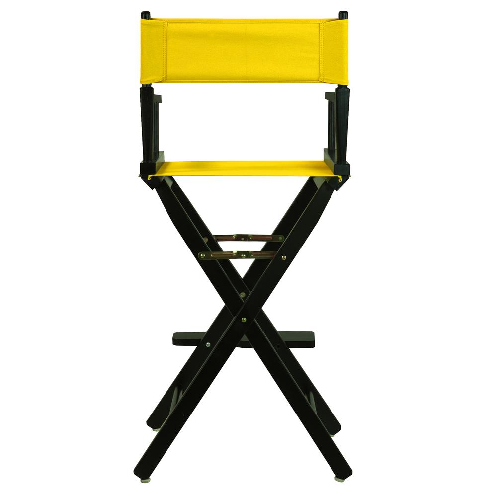 30" Director's Chair Black Frame-Gold Canvas. Picture 4