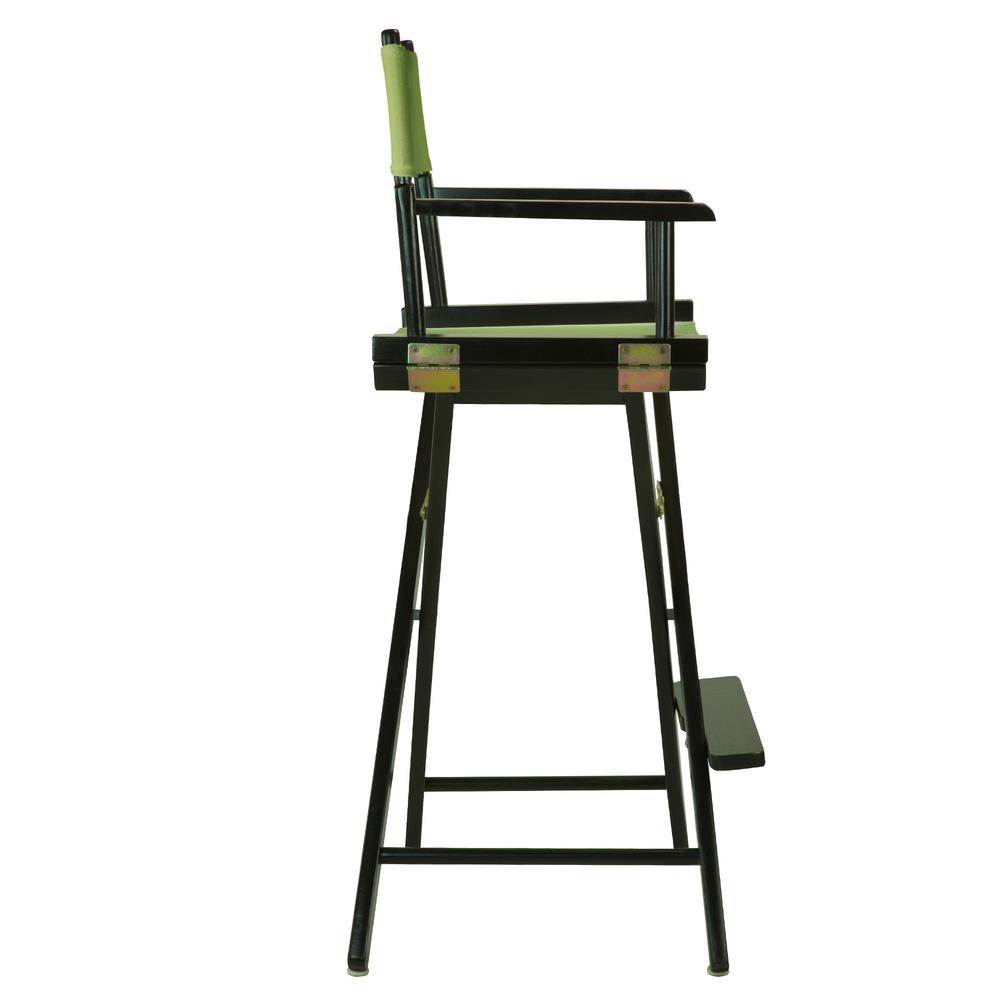 30" Director's Chair Black Frame-Lime Green Canvas. Picture 3