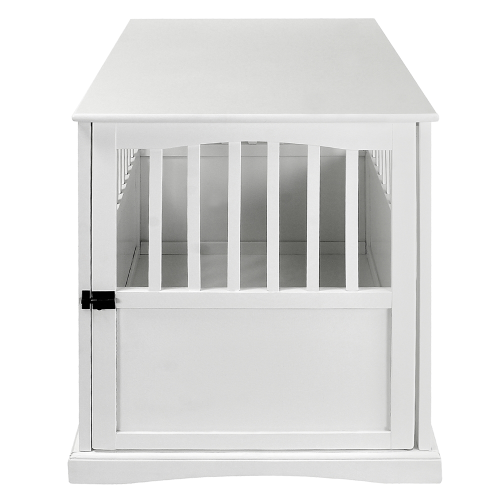 Pet Crate End Table-White. Picture 1