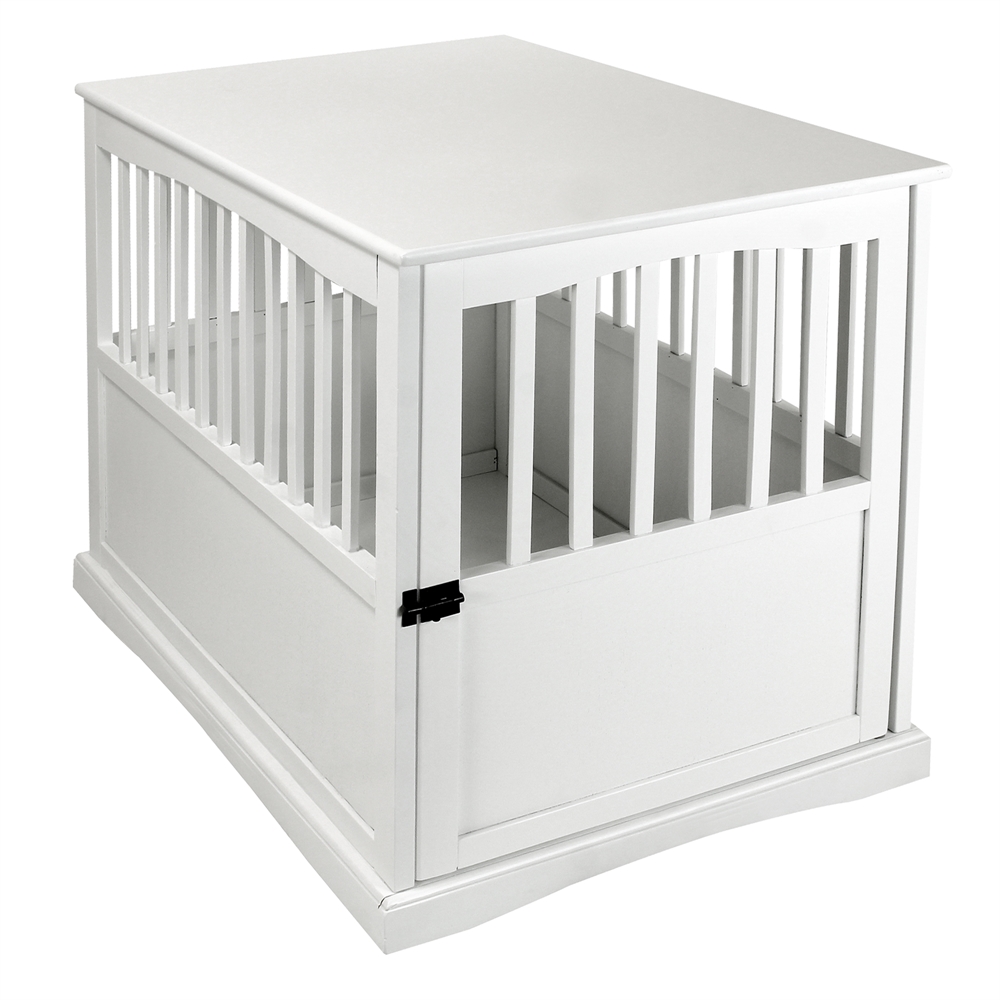 Pet Crate End Table-White. Picture 4