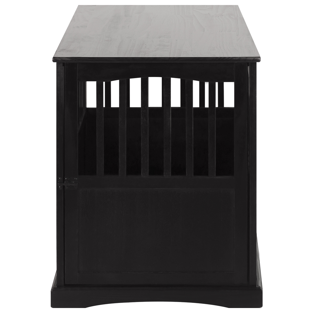 Pet Crate End Table-Black. Picture 1