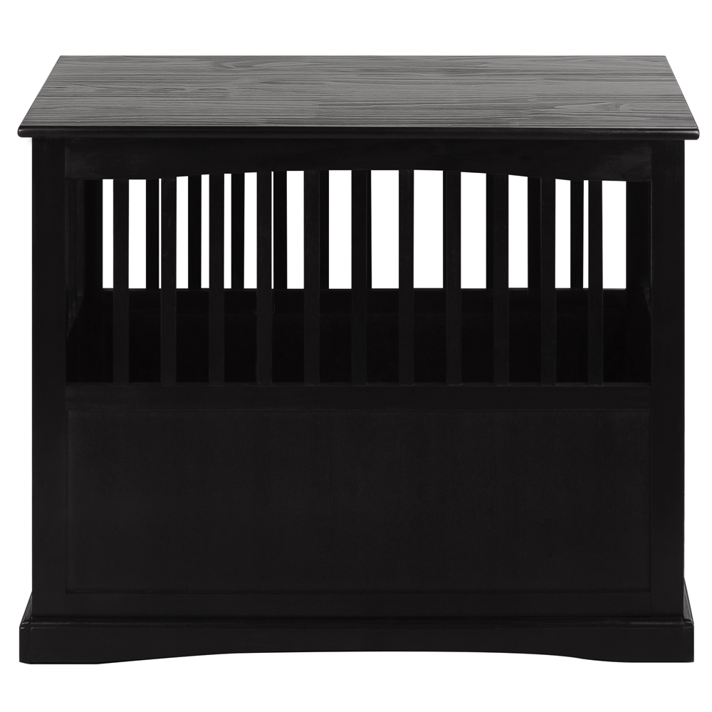 Pet Crate End Table-Black. Picture 2