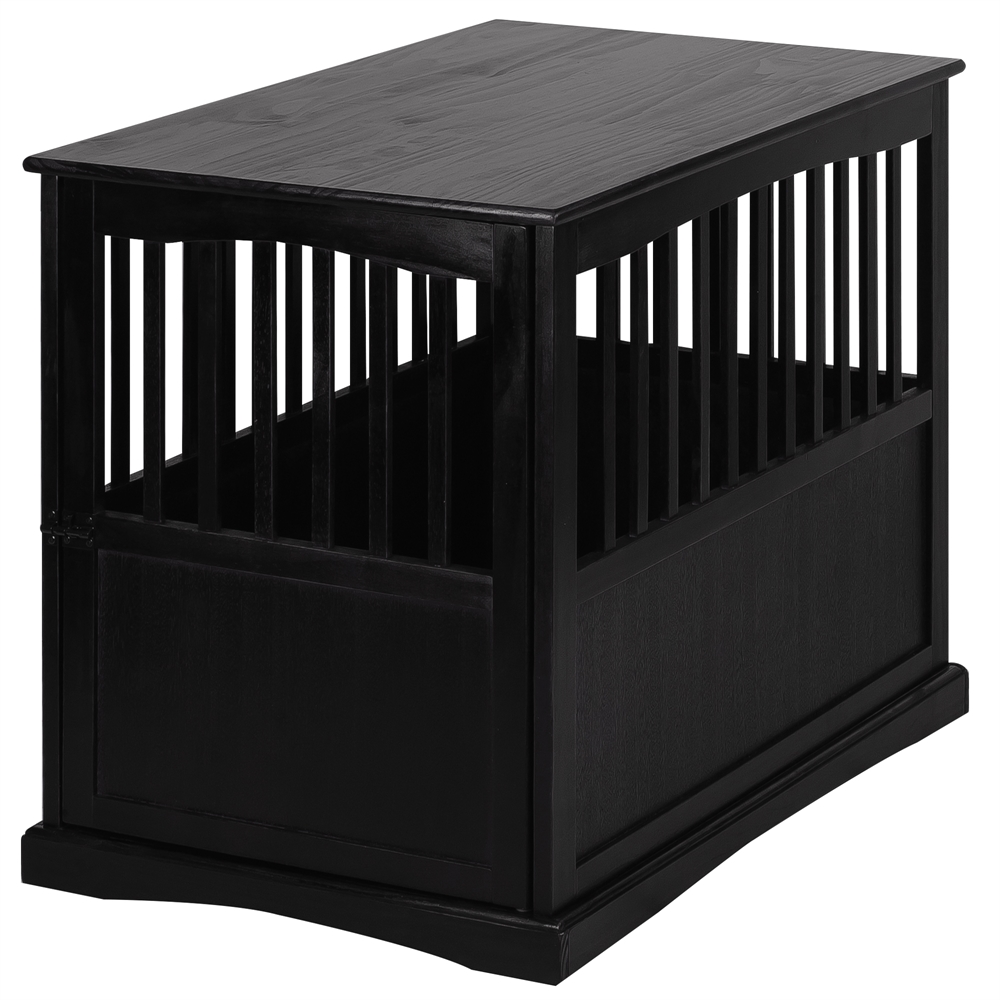 Pet Crate End Table-Black. Picture 4
