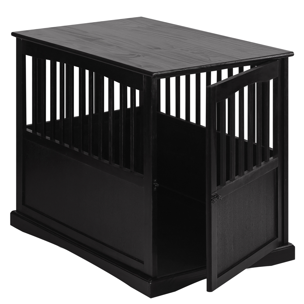 Pet Crate End Table-Black. Picture 5