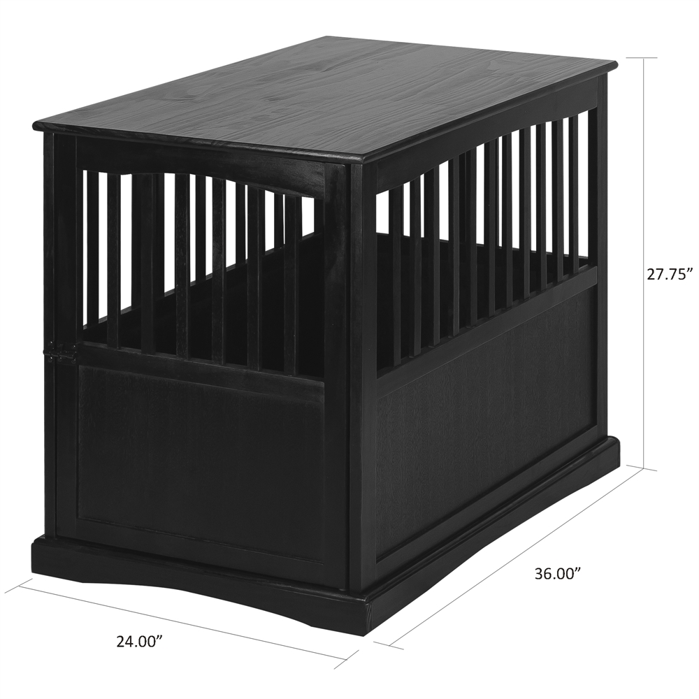 Pet Crate End Table-Black. Picture 6