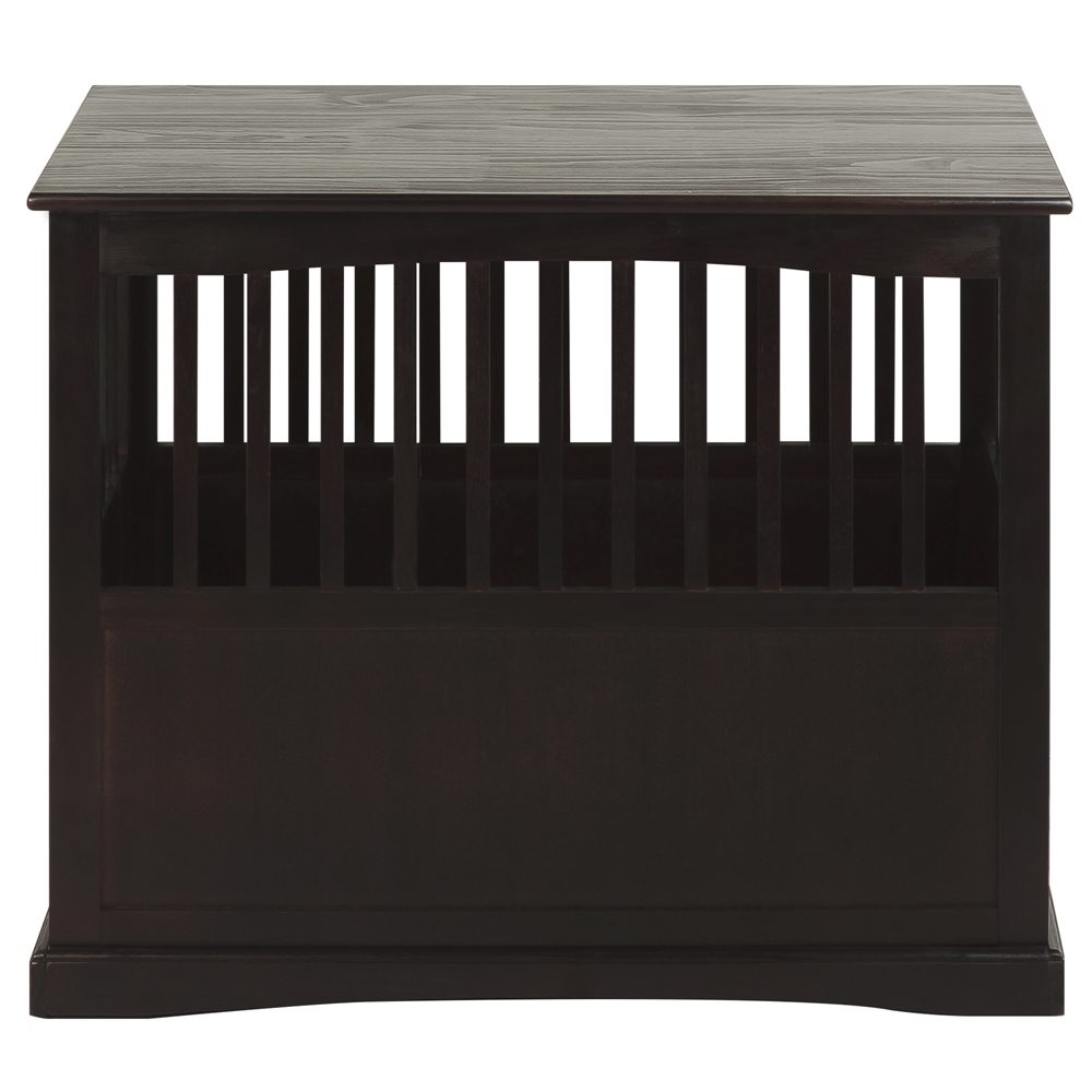 Pet Crate End Table-Espresso. Picture 2