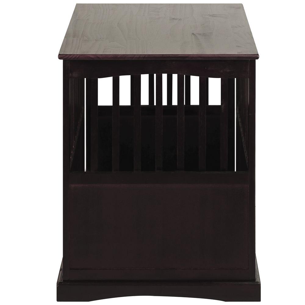 Pet Crate End Table-Espresso. Picture 3