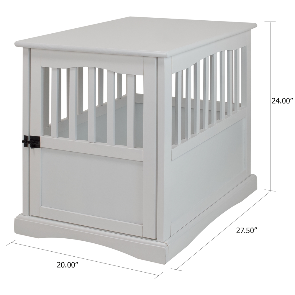 Pet Crate End Table-White. Picture 5