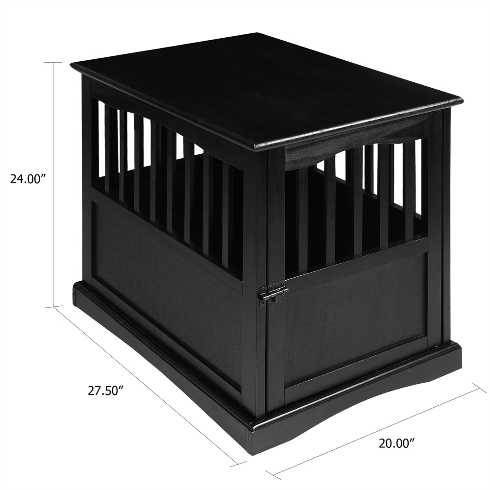Pet Crate End Table-Black. Picture 5