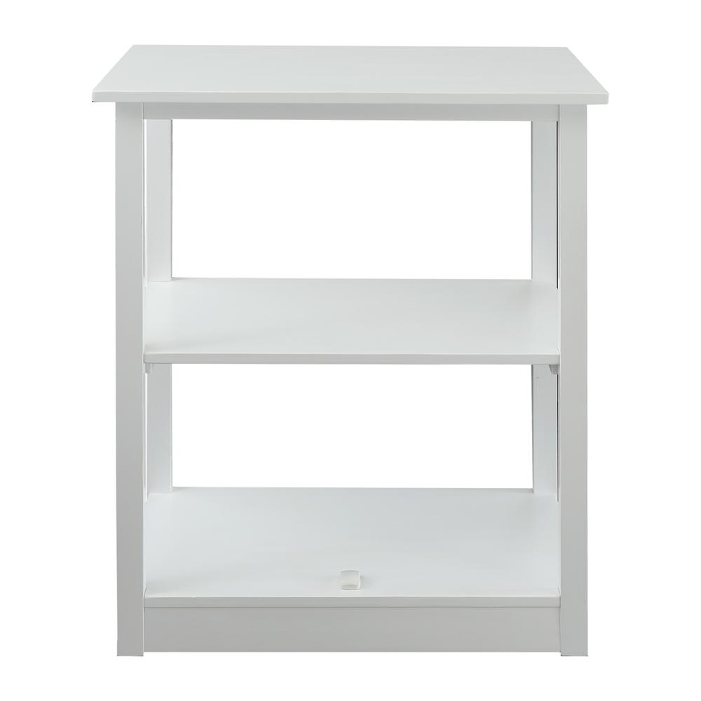 Adams 3-Shelf Bookcase with Concealed Sliding Track, Concealment Furniture. Picture 1