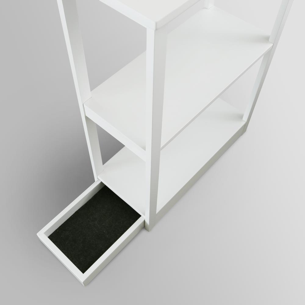 Adams 3-Shelf Bookcase with Concealed Sliding Track, Concealment Furniture. Picture 13