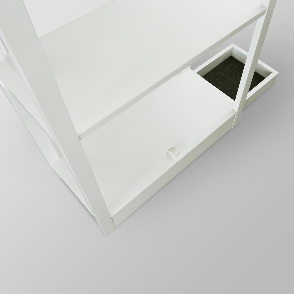 Adams 3-Shelf Bookcase with Concealed Sliding Track, Concealment Furniture. Picture 14