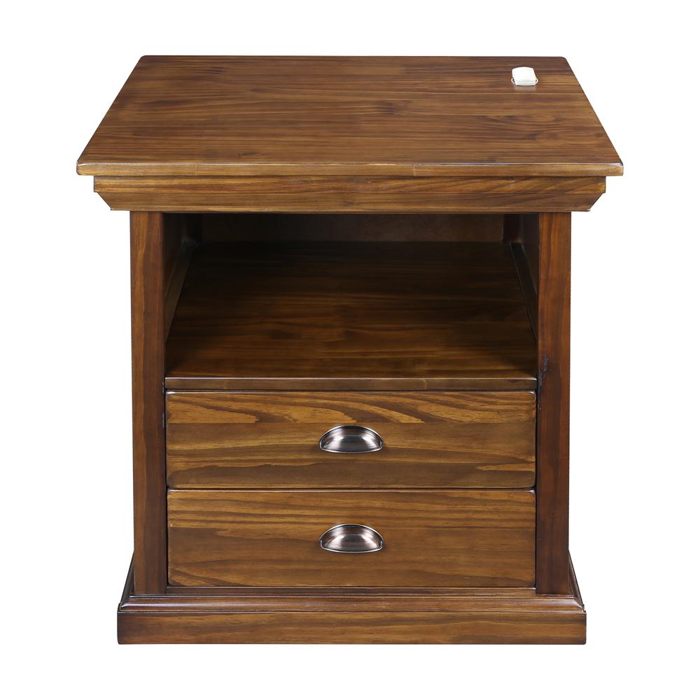 Lincoln Nightstand with Concealed Compartment, Concealment Furniture. Picture 1