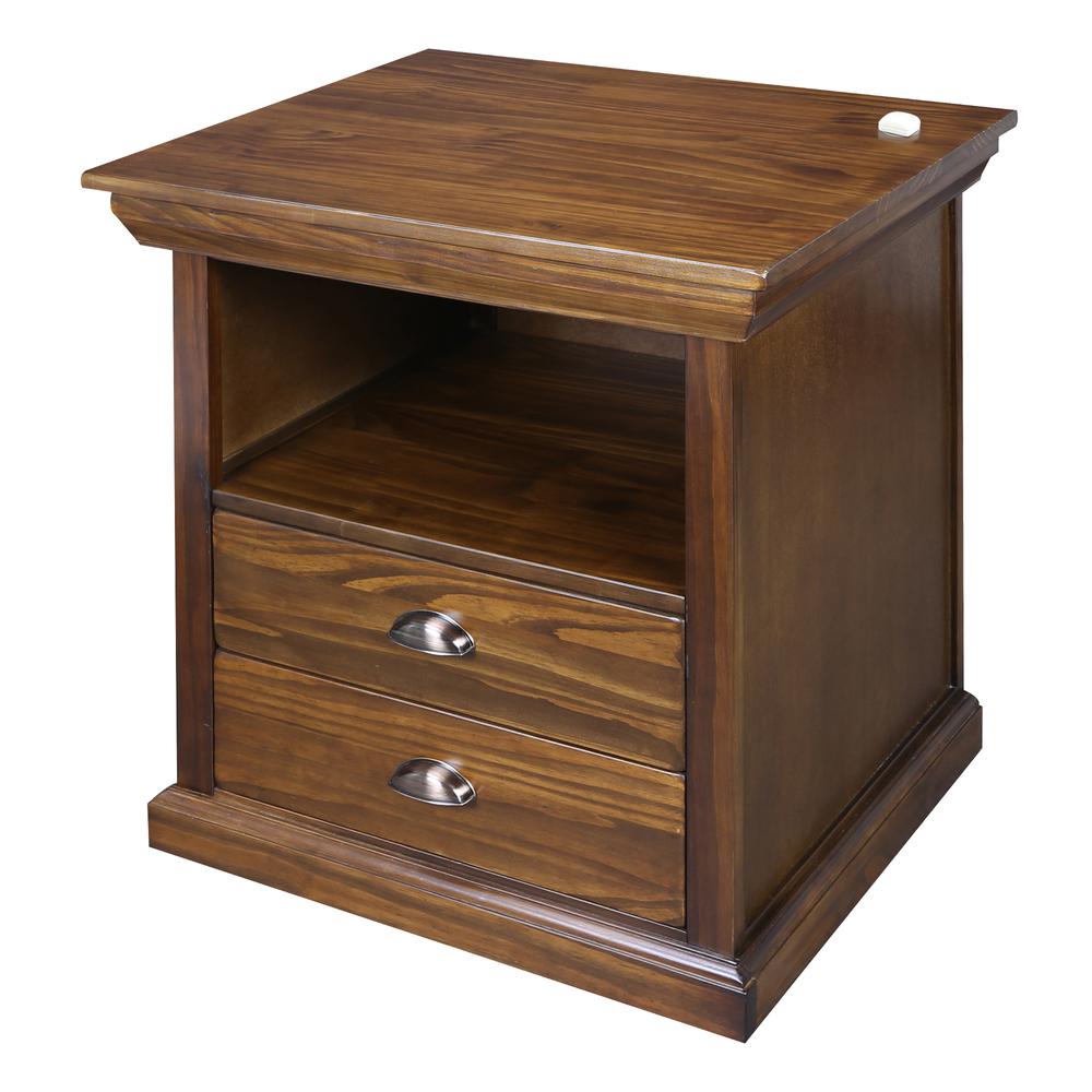 Lincoln Nightstand with Concealed Compartment, Concealment Furniture. Picture 4