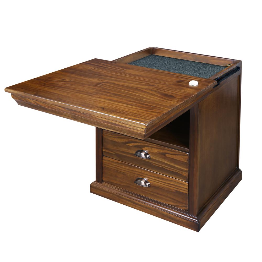 Lincoln Nightstand with Concealed Compartment, Concealment Furniture. Picture 6