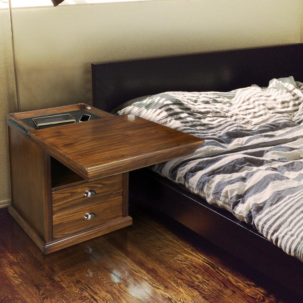 Lincoln Nightstand with Concealed Compartment, Concealment Furniture. Picture 8