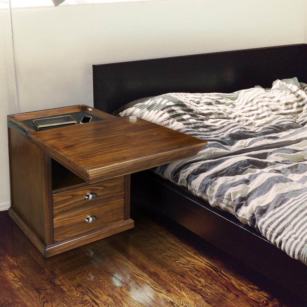Lincoln Nightstand with Concealed Compartment, Concealment Furniture. Picture 9