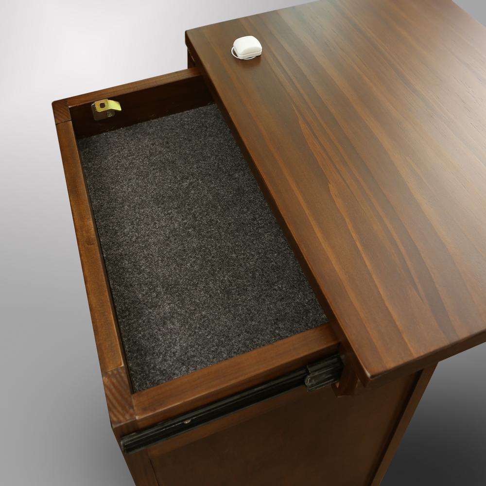 Lincoln Nightstand with Concealed Compartment, Concealment Furniture. Picture 12