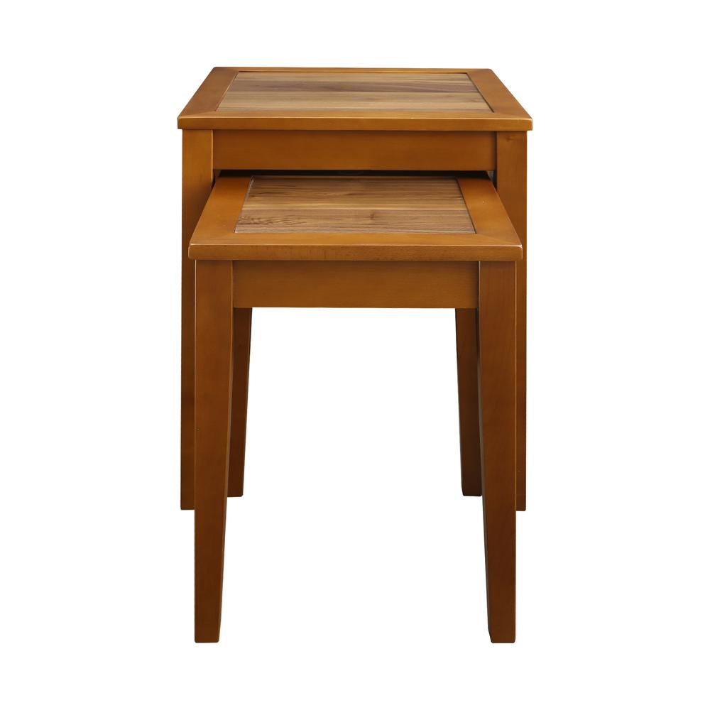 Lincoln Nesting End Tables with Concealed Compartment, Solid American Walnut Top. Picture 1