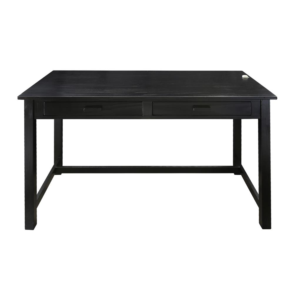 Jefferson Work Desk with Concealed Side Drawer, Concealment Furniture. Picture 1