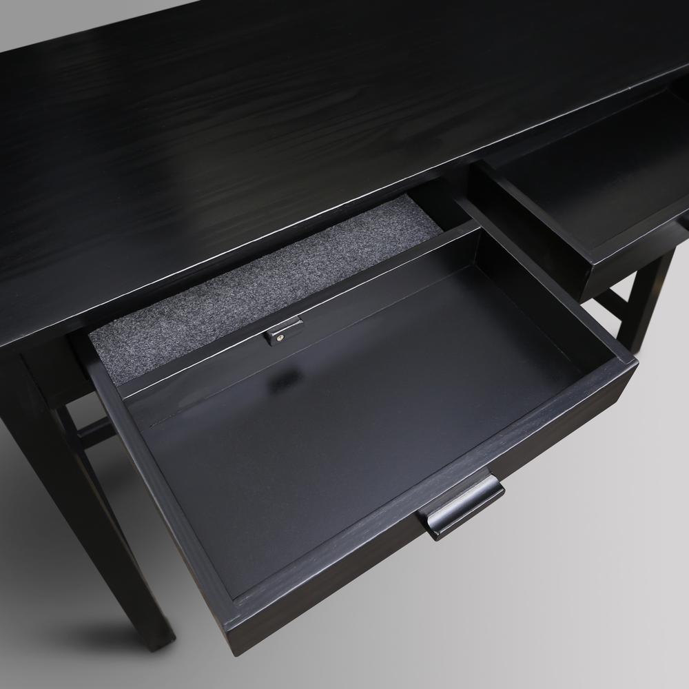 Jefferson Work Desk with Concealed Side Drawer, Concealment Furniture. Picture 12
