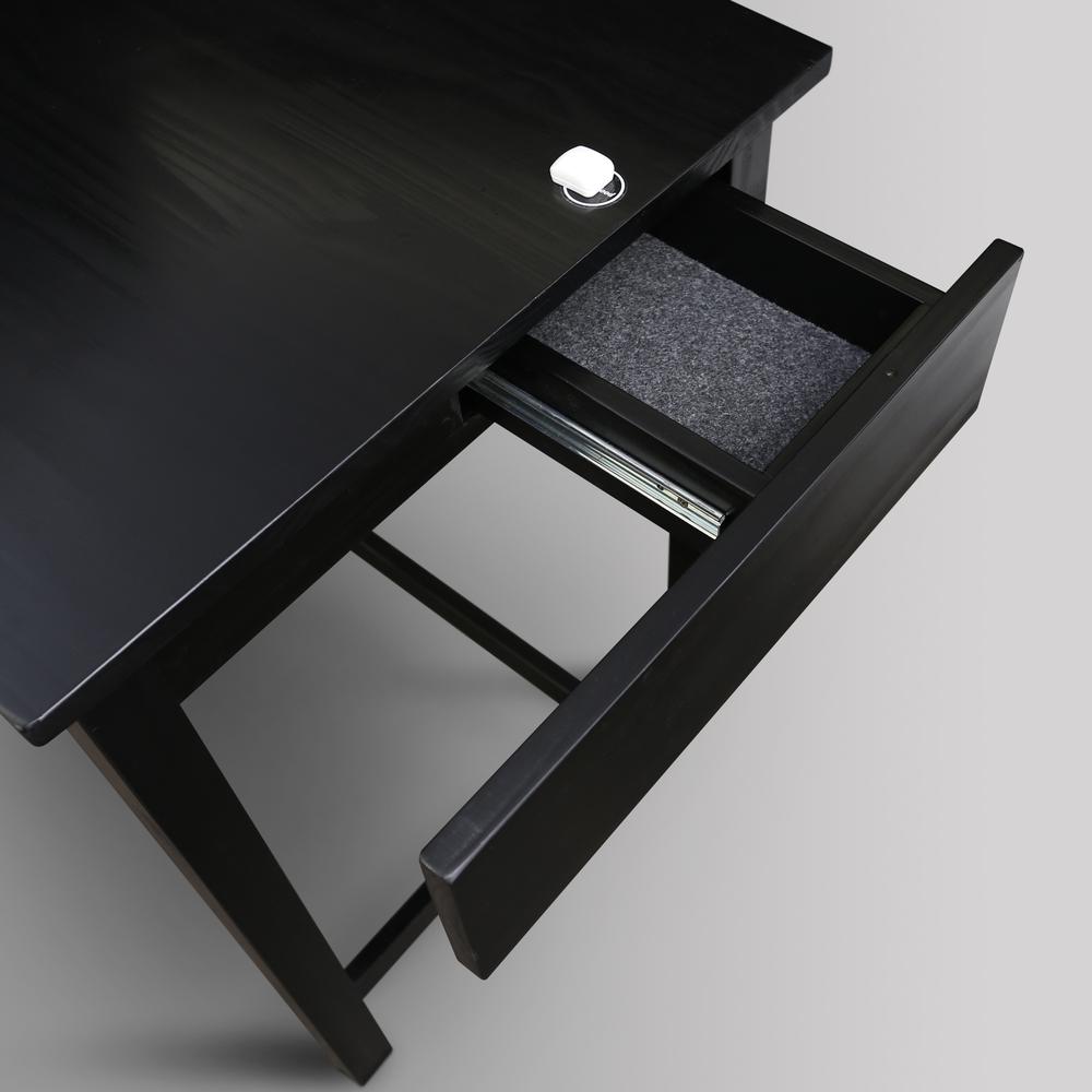 Jefferson Work Desk with Concealed Side Drawer, Concealment Furniture. Picture 13