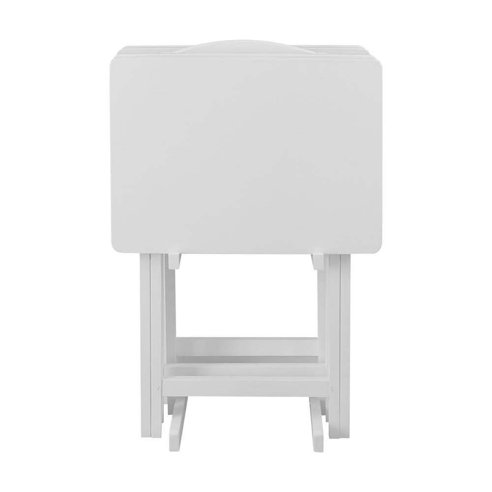 5pcs Tray Table Set - White. Picture 1