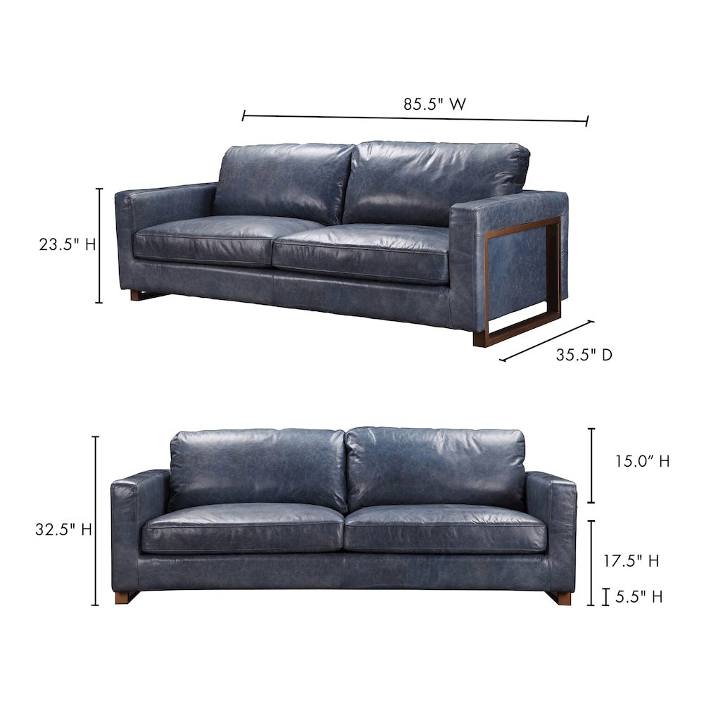 Nikoly Sofa, Blue. Picture 7