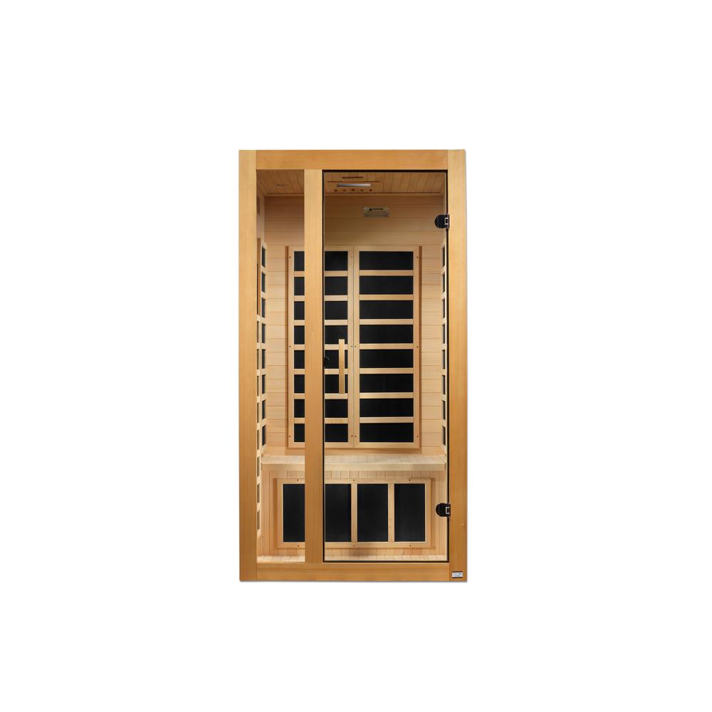 Dynamic Gracia 1-2-person Low EMF (Under 8MG) FAR Infrared Sauna (Canadian Hemlock). Picture 3
