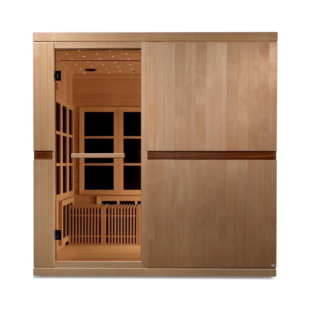 Dynamic Catalonia 8-person Ultra Low EMF (Under 3MG) FAR Infrared Sauna (Canadian Hemlock). Picture 2