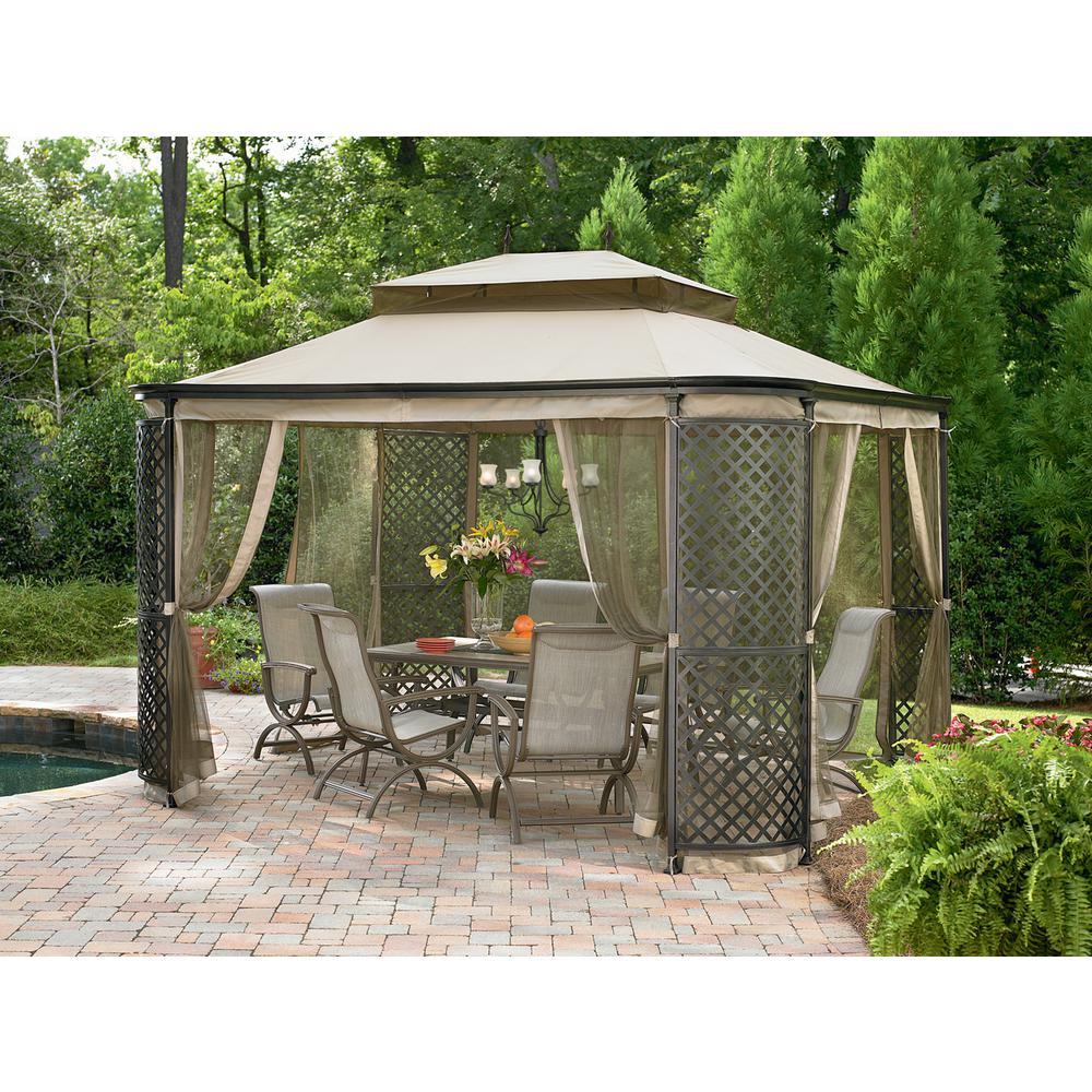 Replacement Canopy Set for L-GZ278PST-1 Lattice Panel Gazebo. Picture 1