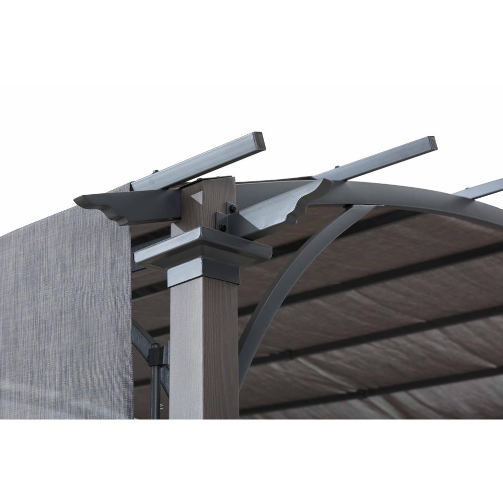 Pergola with Adjustable Canopy for Patio, Backyard, and Garden. Picture 1