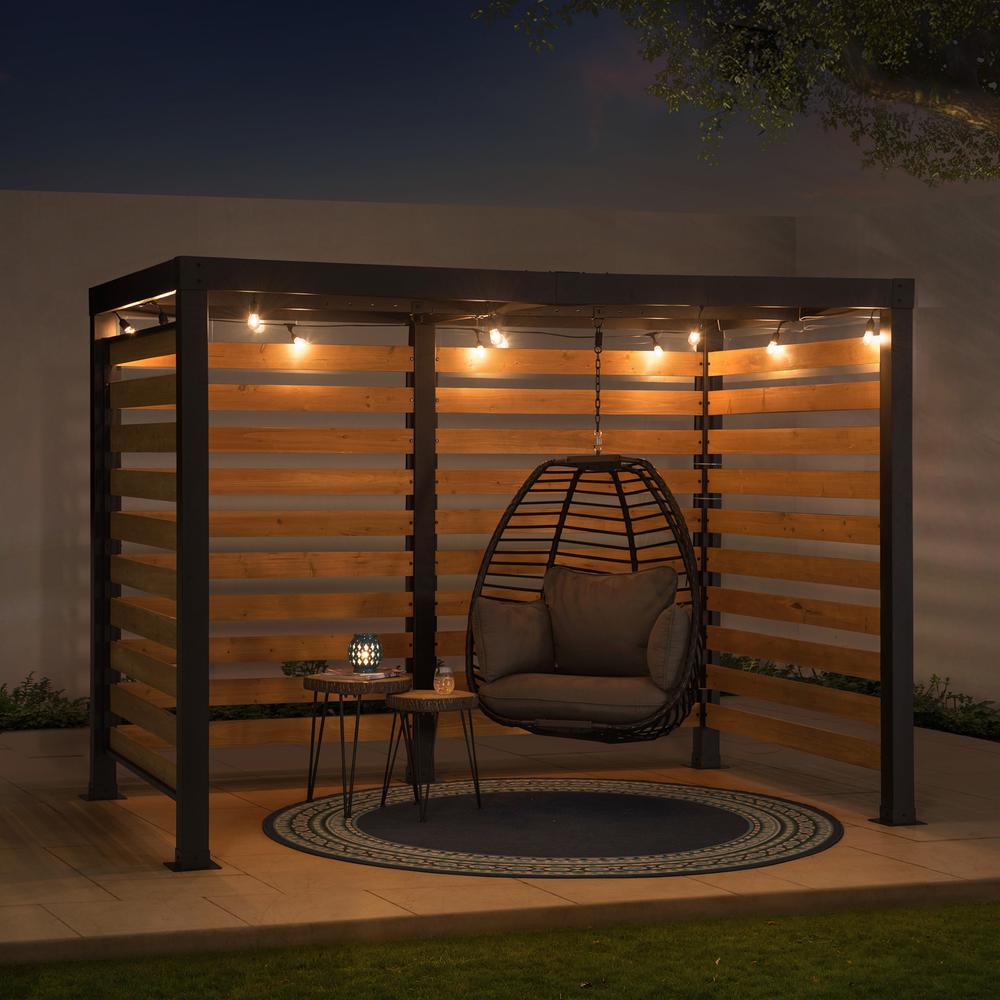 Sunjoy Lynngrove 10 x 6 ft Small Space Pergola. Picture 8